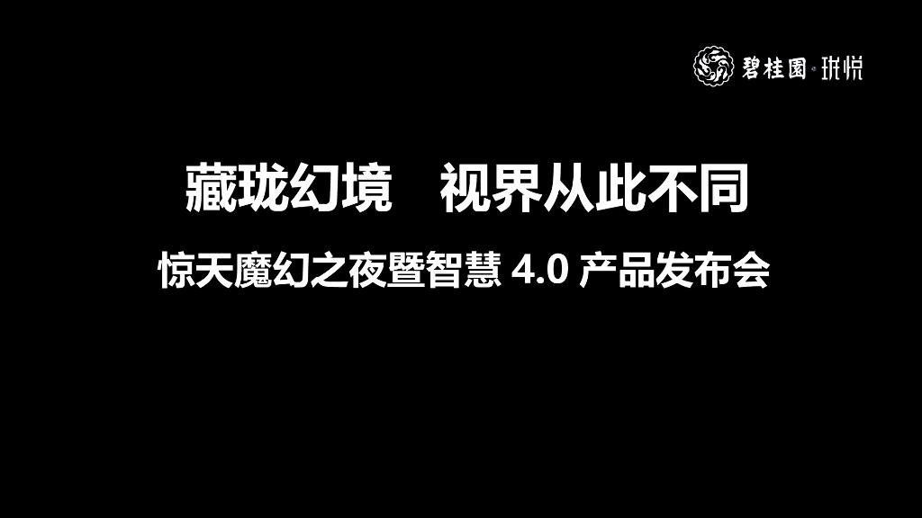2017碧桂园珑悦惊天魔幻之夜暨智慧4.0产品发布会策划案