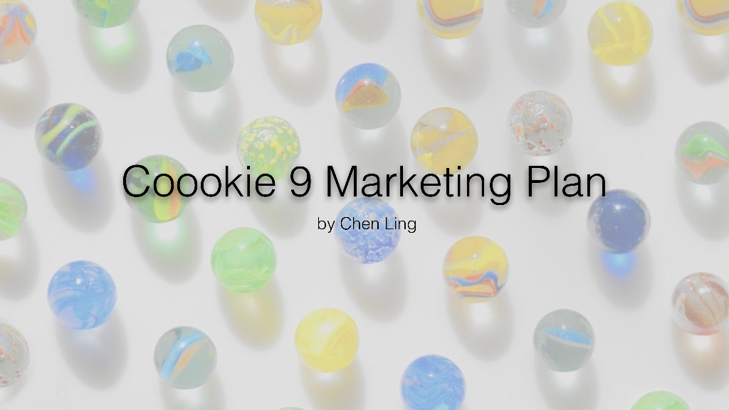 2019coookie9饼干市场营销方案