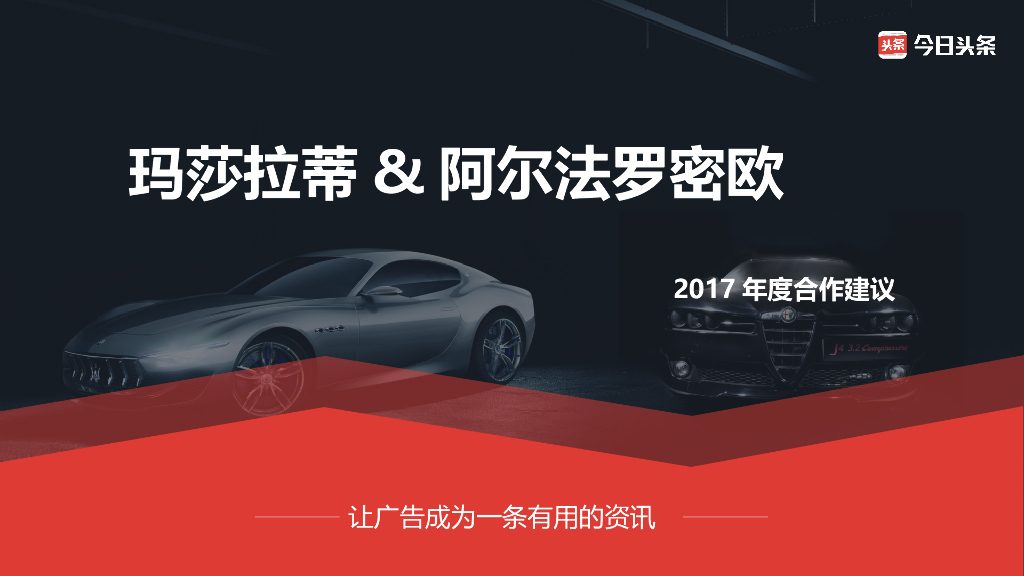 玛莎拉蒂&阿尔法罗密欧年度合作推荐方案