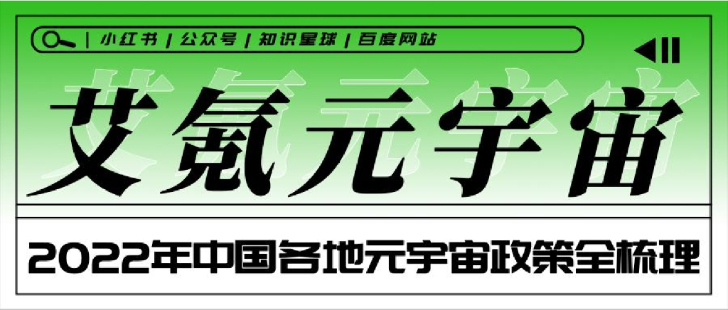 艾氪<em>元宇宙</em>：2022年中国各地<em>元宇宙</em>政策全梳理 海报
