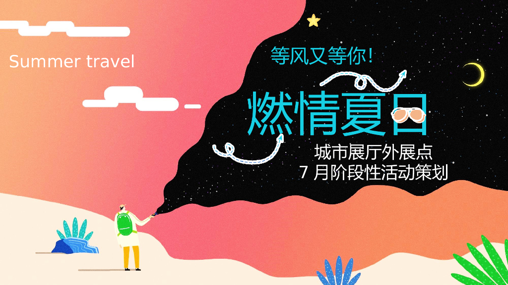 2021地产项目城市展厅外展点7月系列“燃情夏日”活动策划方案