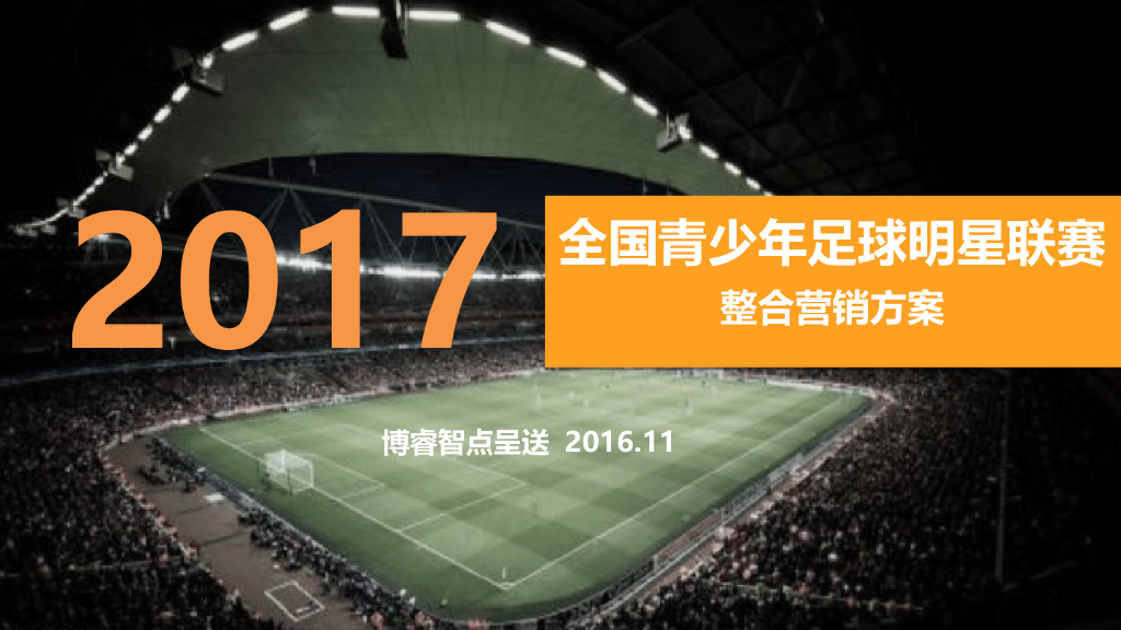 2017铭人体育全国青少年足球明星联赛整合营销方案
