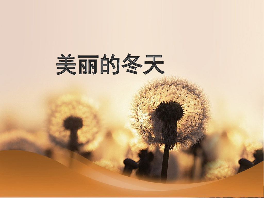 2021一年级上册 <em>人教版</em>小学道德与法治《13 美丽的冬天》课件（1） 海报