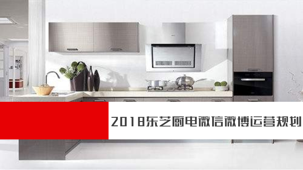 2018东芝厨电微信微博运营规划方案
