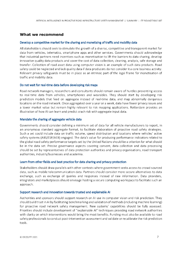 ITF：人工智能在主动道路基础设施安全管理中的应用（英文）_第8页