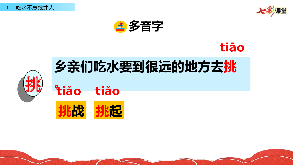 部编版一年级语文下册1 吃水不忘挖井人_第10页