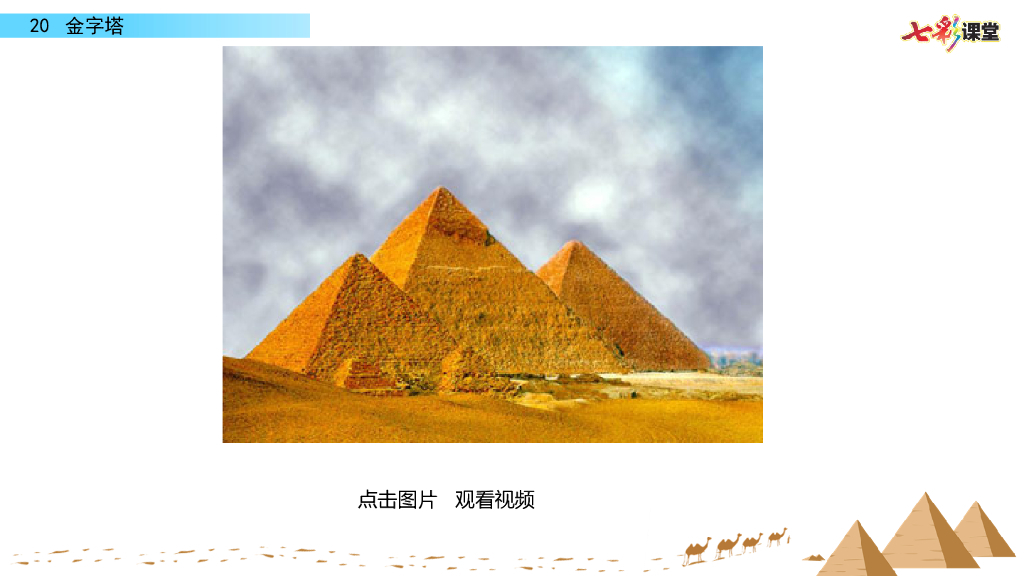 部编版五年级语文下册20 金字塔