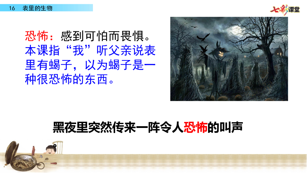 部编版六年级语文下册16 表里的生物_第6页