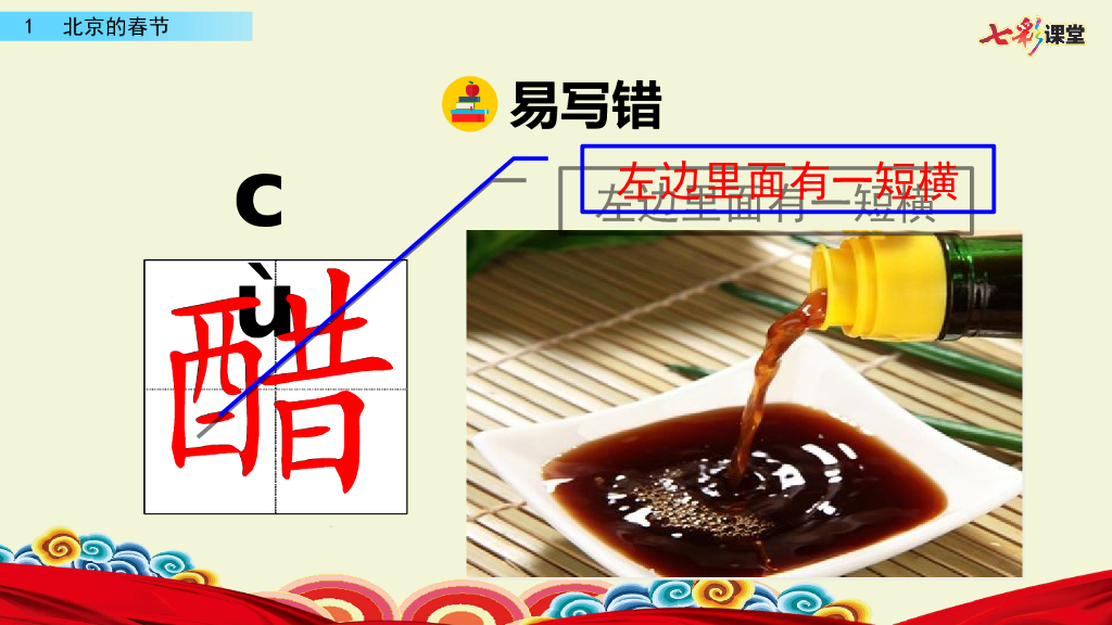 部编版六年级语文下册1 北京的春节_第6页