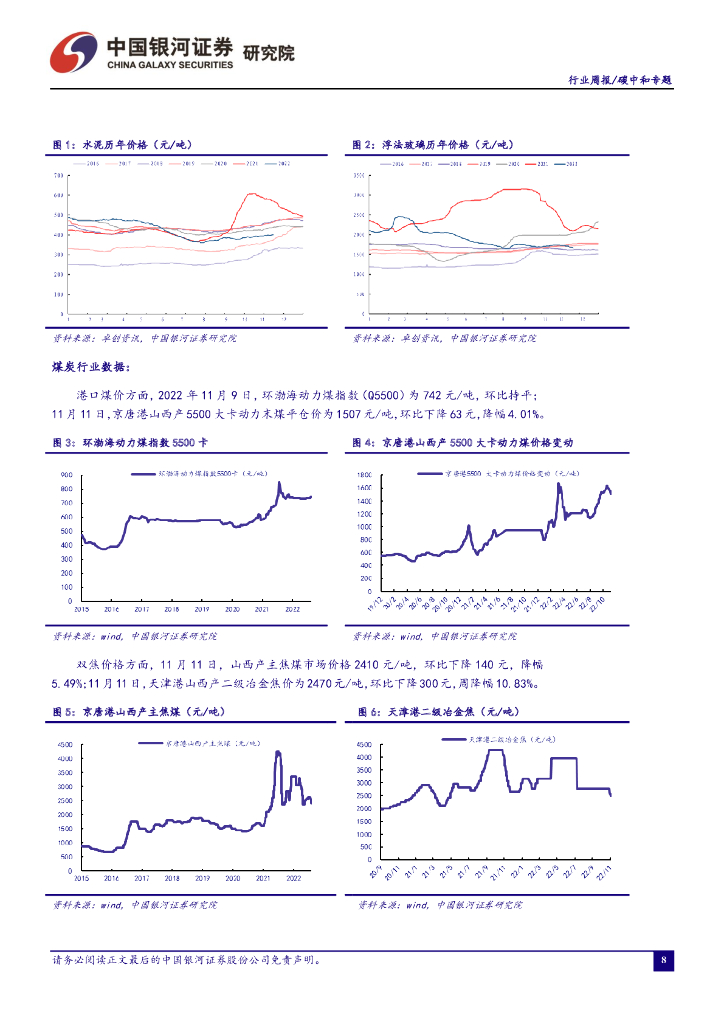 中国银河：碳中和周报：中电联建议上调煤电基准电价,或将促进火电企业盈利修复_第9页
