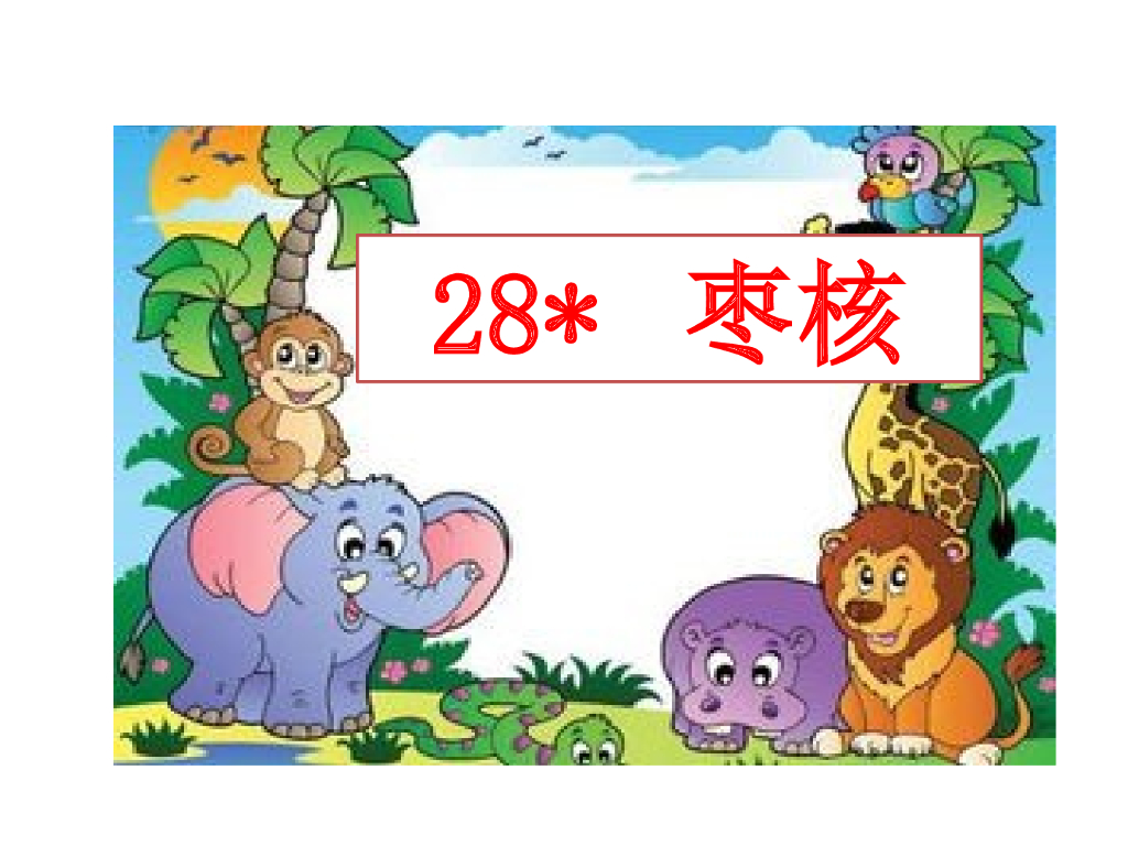 枣核