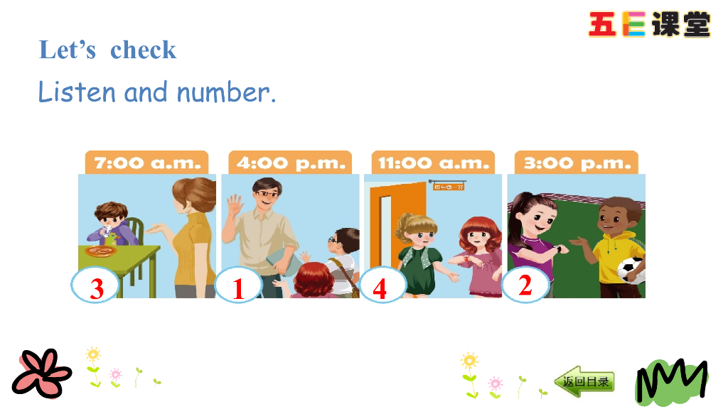 四年级下册Unit 2 Part B 第三课时_第7页