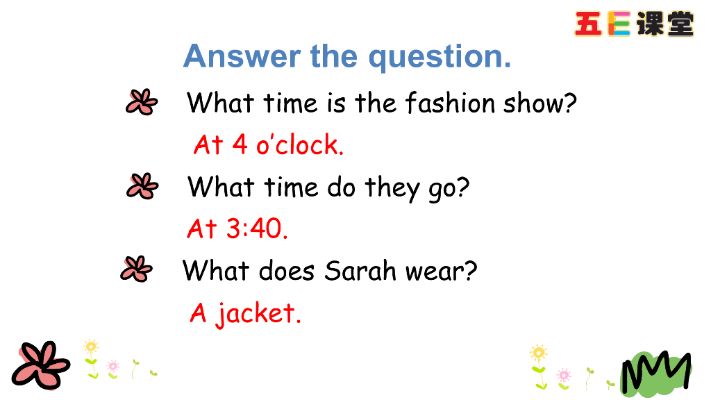 四年级下册Recycle1 第一课时_第8页