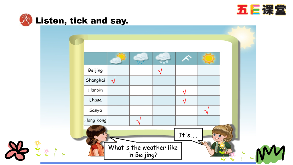 四年级下册Recycle1 第二课时_第9页