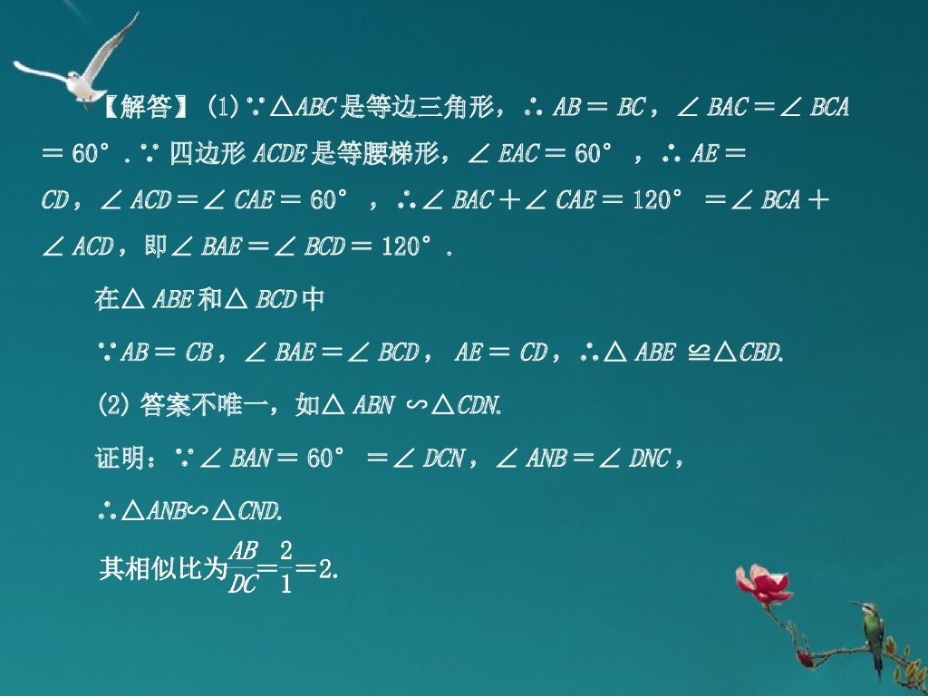 版中考数学-专题二-开放型问题精品课件（含11真题和12预测题）ppt课件_第8页