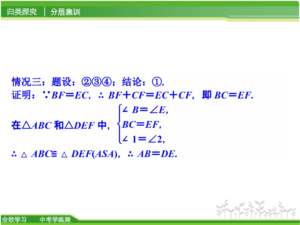 【全效学习】中考数学学练测《第2讲第1课时开放型问题》课件ppt课件_第7页