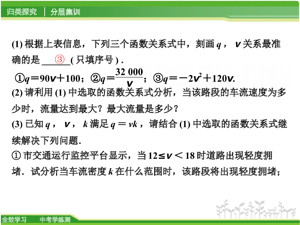 【全效学习】中考数学学练测《第3讲第2课时二次函数的应用》课件_第10页