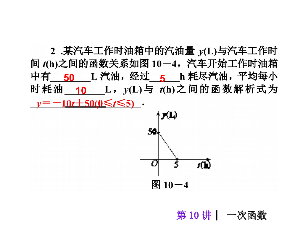 中考复习课件【第10讲】一次函数（47页）ppt课件_第10页
