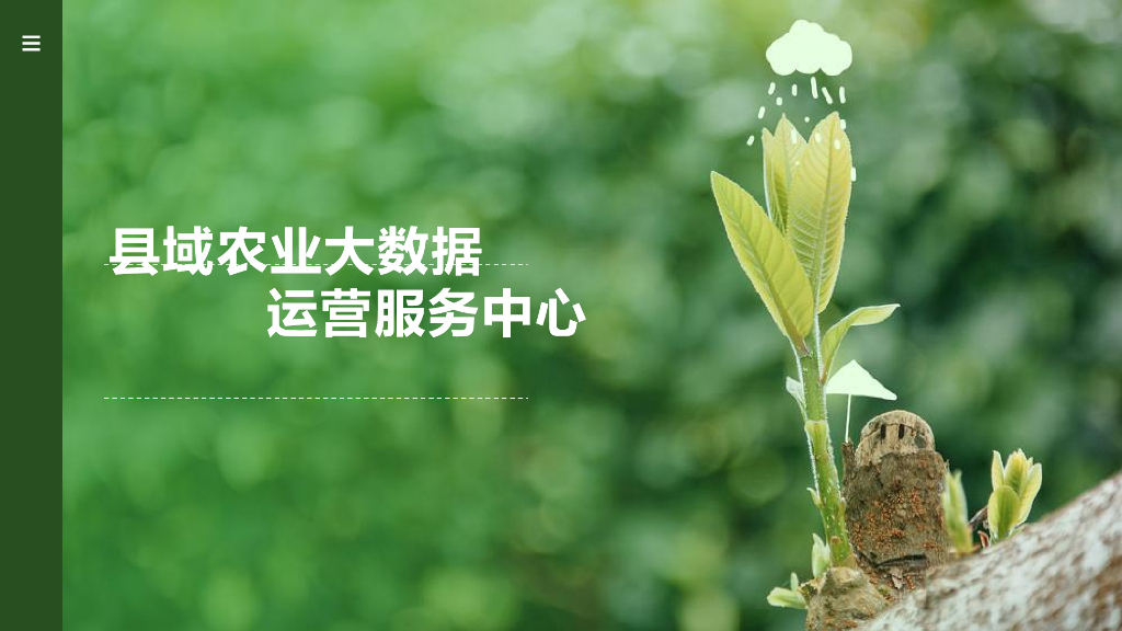 县域农业大数据运营服务中心