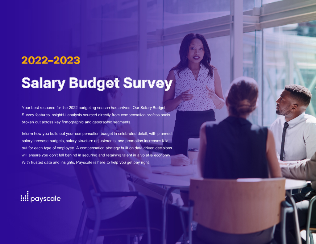 Payscale：2022-2023年薪资预算调查报告（英文版）