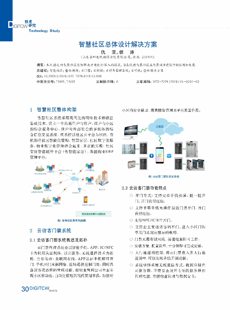 智慧社区总体设计解决方案