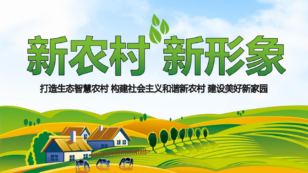 新农村 新形象