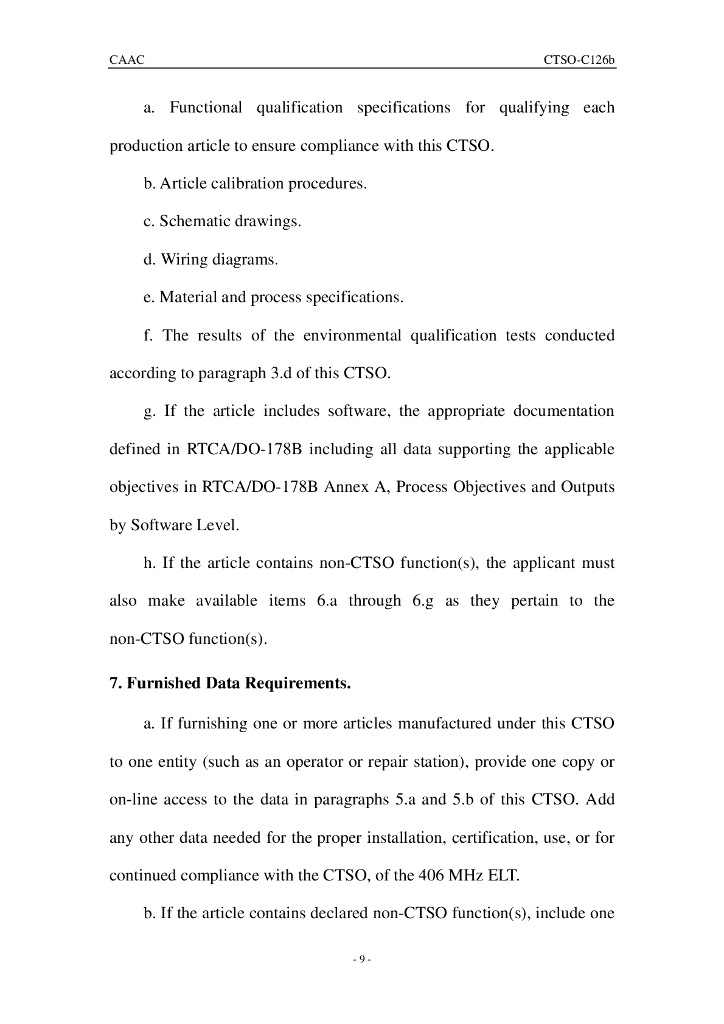 406MHz应急定位发射器（ELT）（英文）_第9页