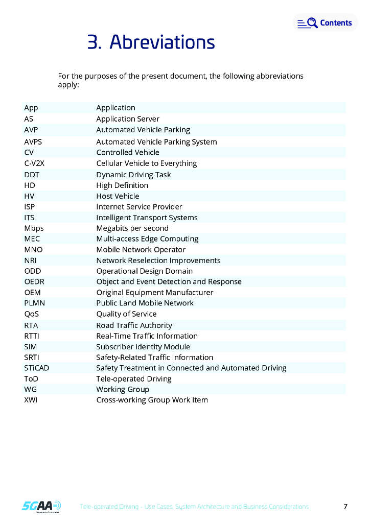 5GAA_Tele_operated_Driving_White_Paper_第7页