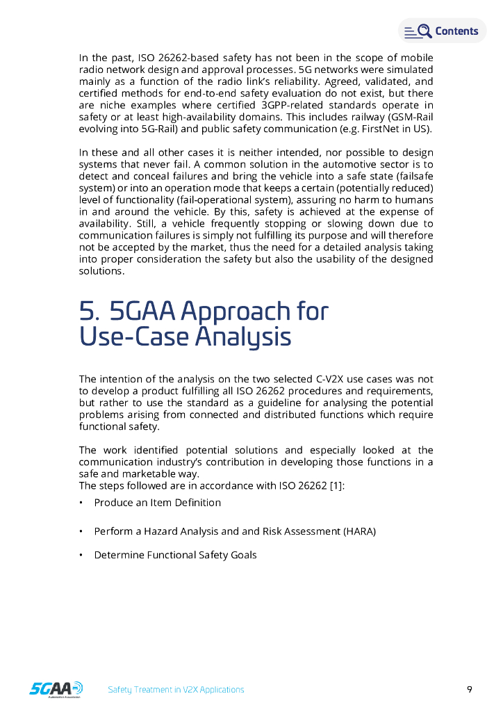 5GAA_White_Paper_Safety_treatment_in_V2X_applications_第9页