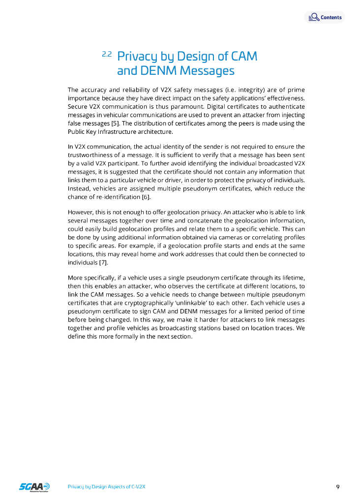 5GAA White Paper Privacy by Design Aspects of C-V2X_第9页