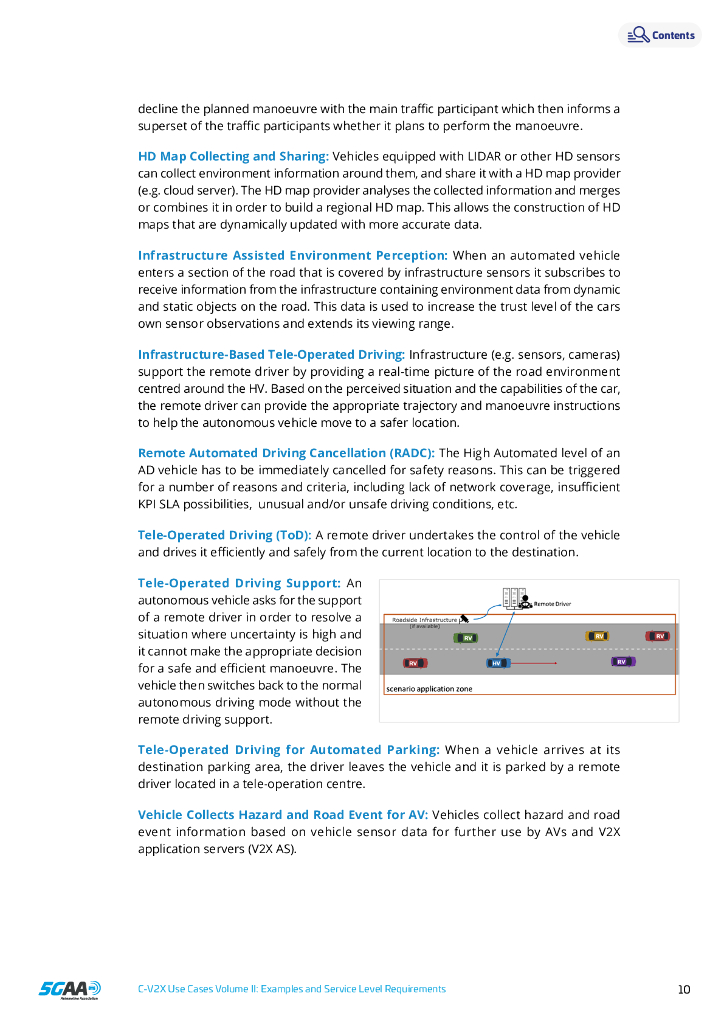 5GAA_White-Paper_C-V2X-Use-Cases-Volume-II Examples and Service Level Requirements_第10页
