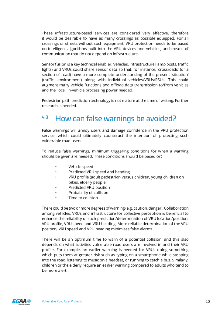 5GAA_XW3200034_White_Paper_Vulnerable-Road-User-Protection_第10页