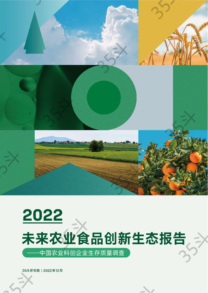 35斗研究院：2022未来农业食品创新生态报告
