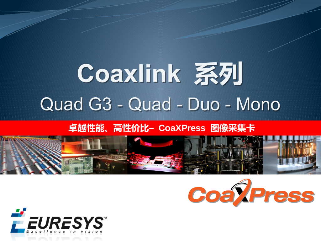 利用全新Coaxli nk 图像采集卡，实现高速、高精度的视觉图像采集--Mr.Marc Damhaut
