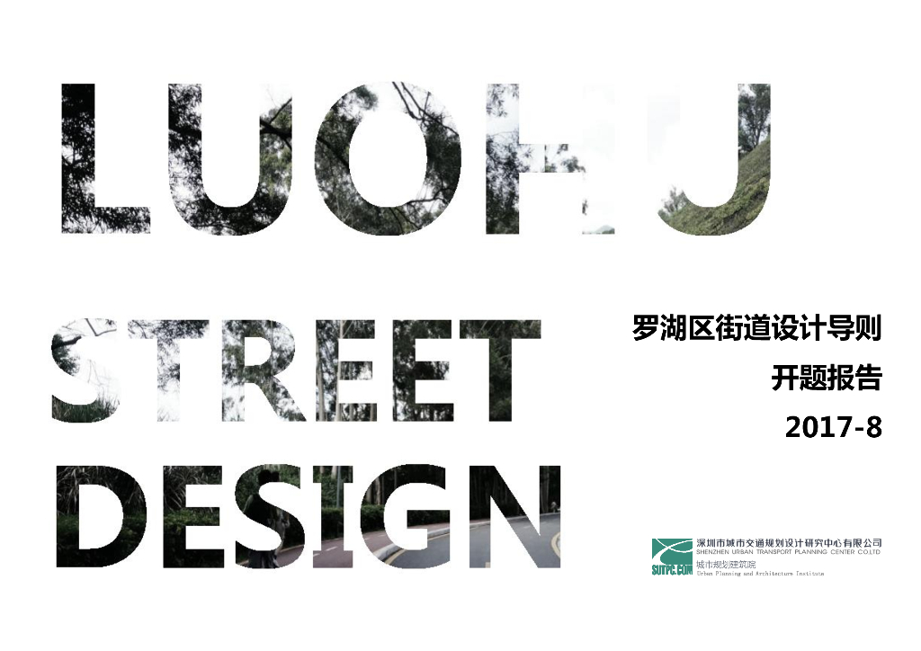 罗湖区街道设计导则开题报告