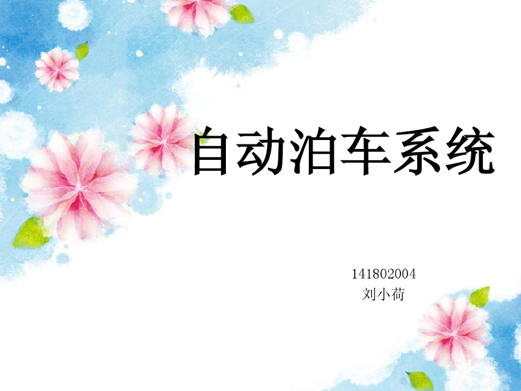 自动泊车系统介绍