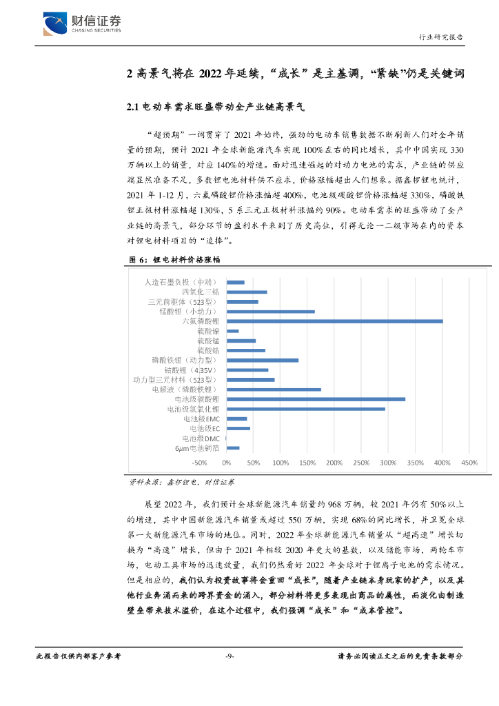 财信证券：SW电池：助力碳中和，关注“成长和紧缺”_第9页