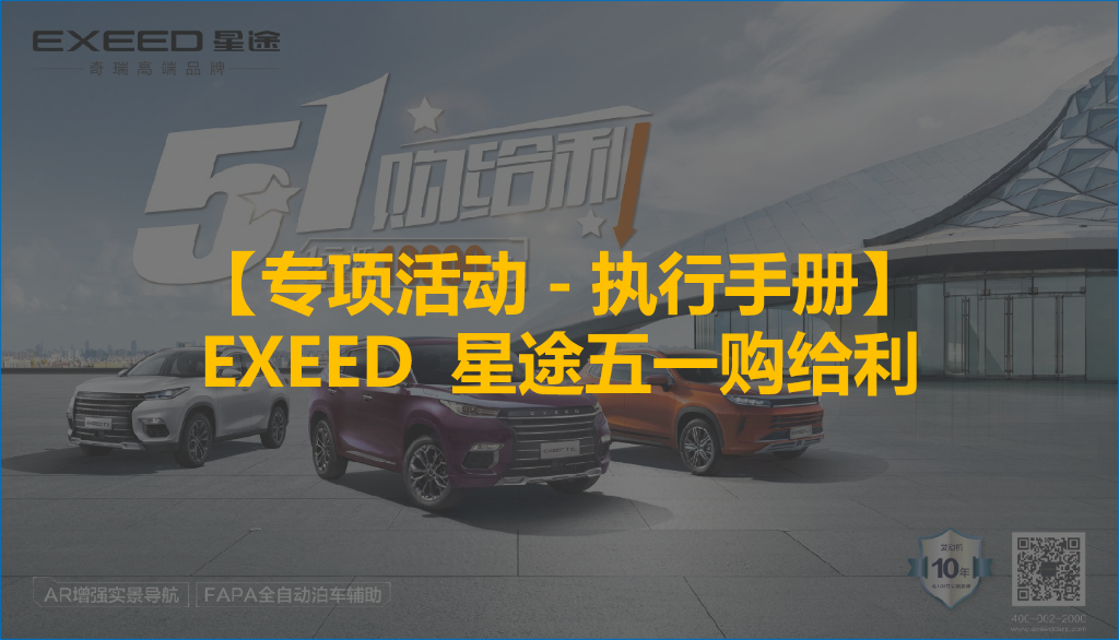 2020汽车五一购给利执行手册方案