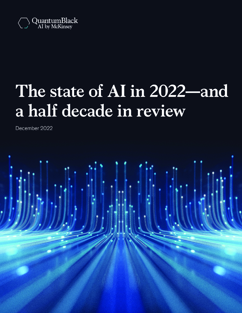 麦肯锡：2022年<em>人工智能</em>现状及五年回顾（英文版） 海报