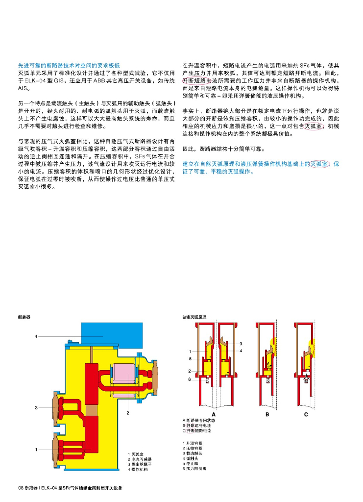 厦门ABB高压开关有限公司：ELK-04型SF6气体绝缘金属封闭开关设备145看V，40kA_第8页