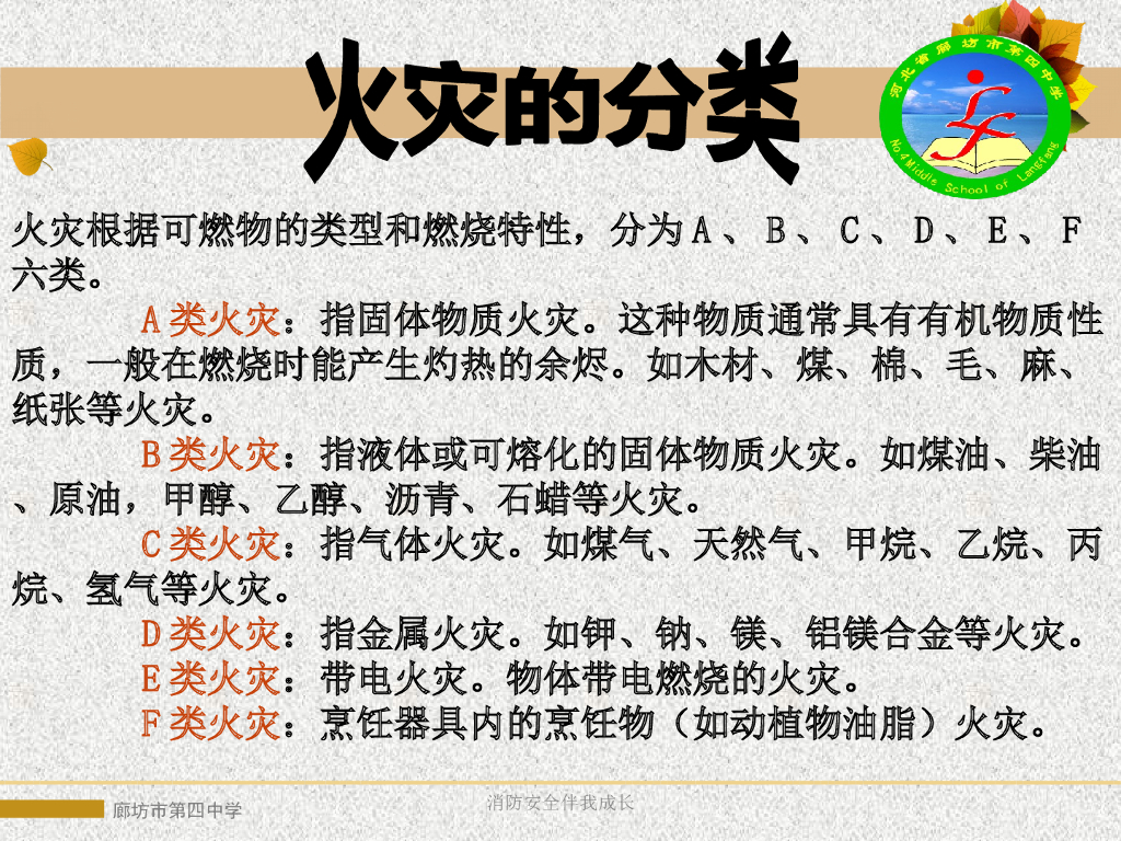 河北廊坊四中消防知识大讲座课件_第9页