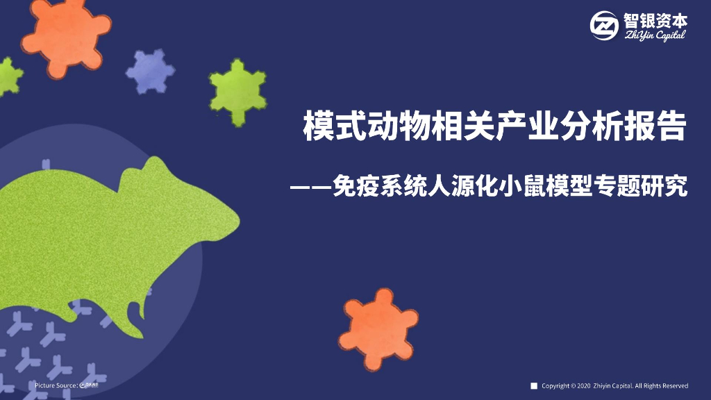 智银资本：模式动物相关产业分析报告