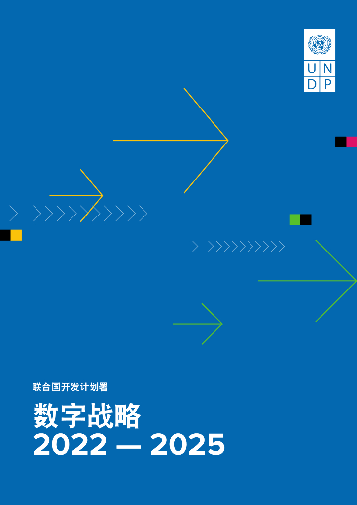 联合国开发计划署（UNDP）：2022-2025年<em>数字</em>战略 海报