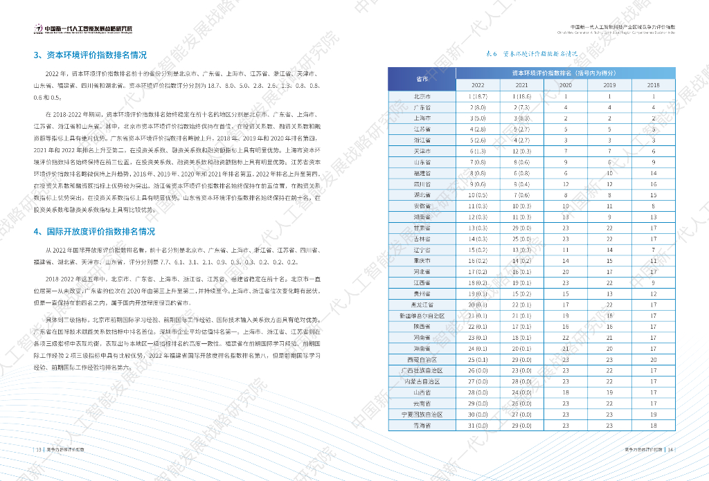 中国新一代人工智能发展战略研究院：中国新一代人工智能科技产业区域竞争力评价指数（2022）_第9页