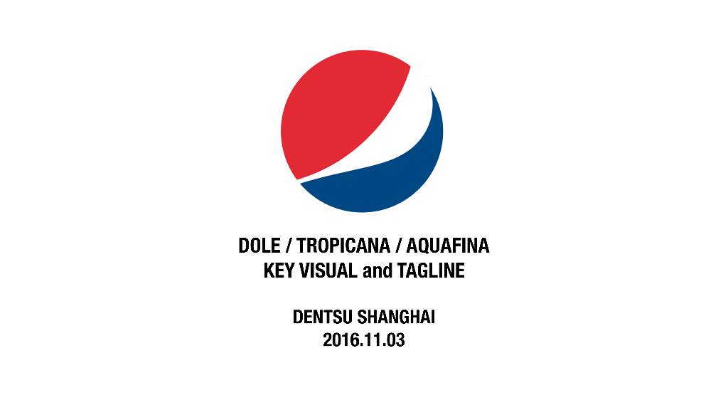 Pepsi品牌策略和创意案