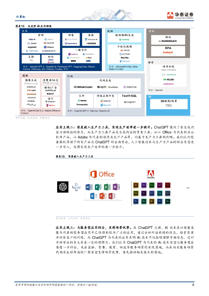 华泰证券：关注ChatGPT四大应用主线_第8页