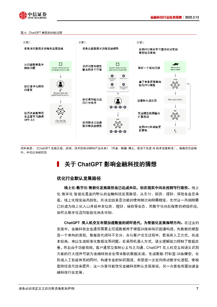 中信证券：ChatGPT影响金融科技的几个猜想_第7页