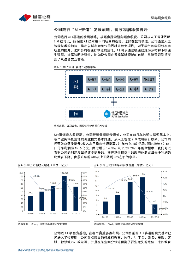 国信证券：科大讯飞（002230）-23年触底回升，站在新一轮人工智能的起点_第7页