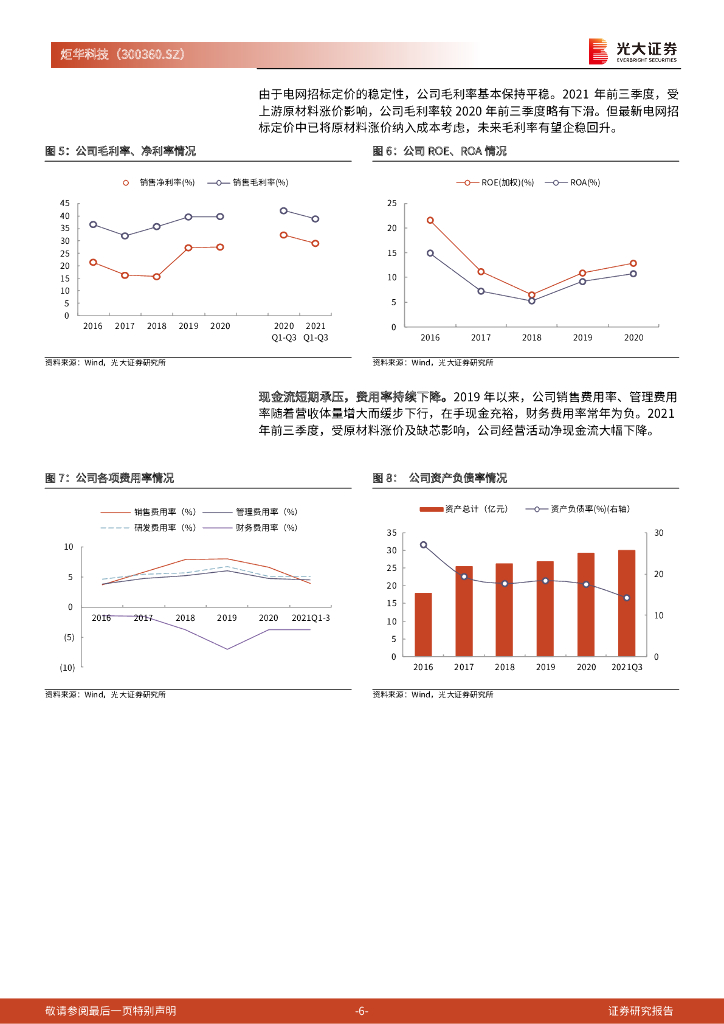光大证券：炬华科技（300360）-首次覆盖报告：智能电表周期向上，能耗管理系统迎碳中和风口_第6页
