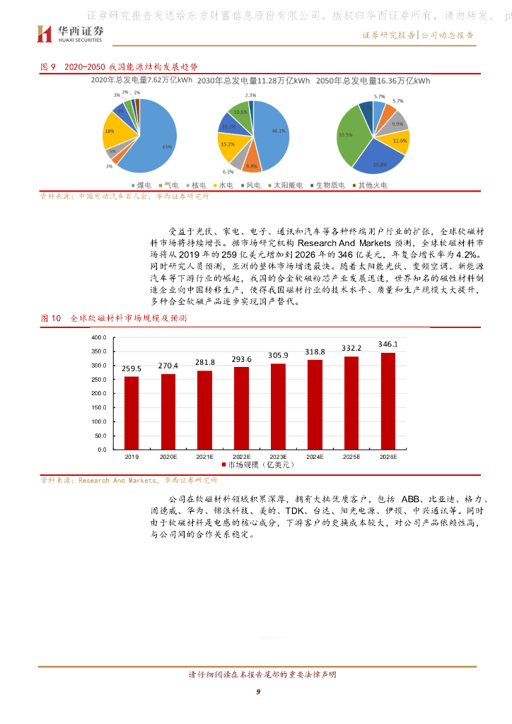 华西证券：铂科新材（300811）-原料价格短期干扰，“碳中和”助力公司长期发展_第9页
